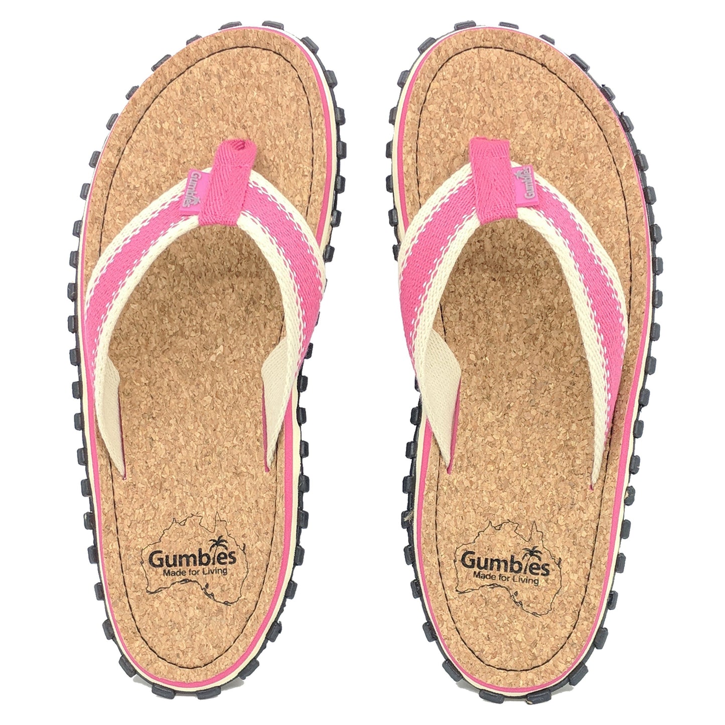 Corker Natural Cork Klip-Klap - Pink