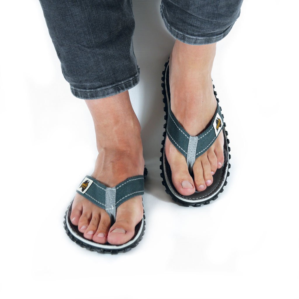 Islander Kanvas Klip-Klap - Cool Grey