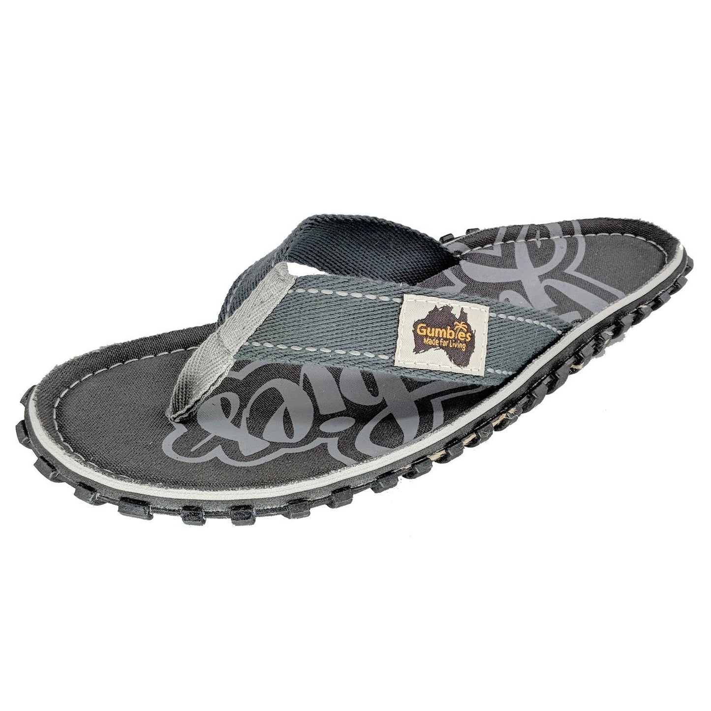 Islander Kanvas Klip-Klap - Cool Grey