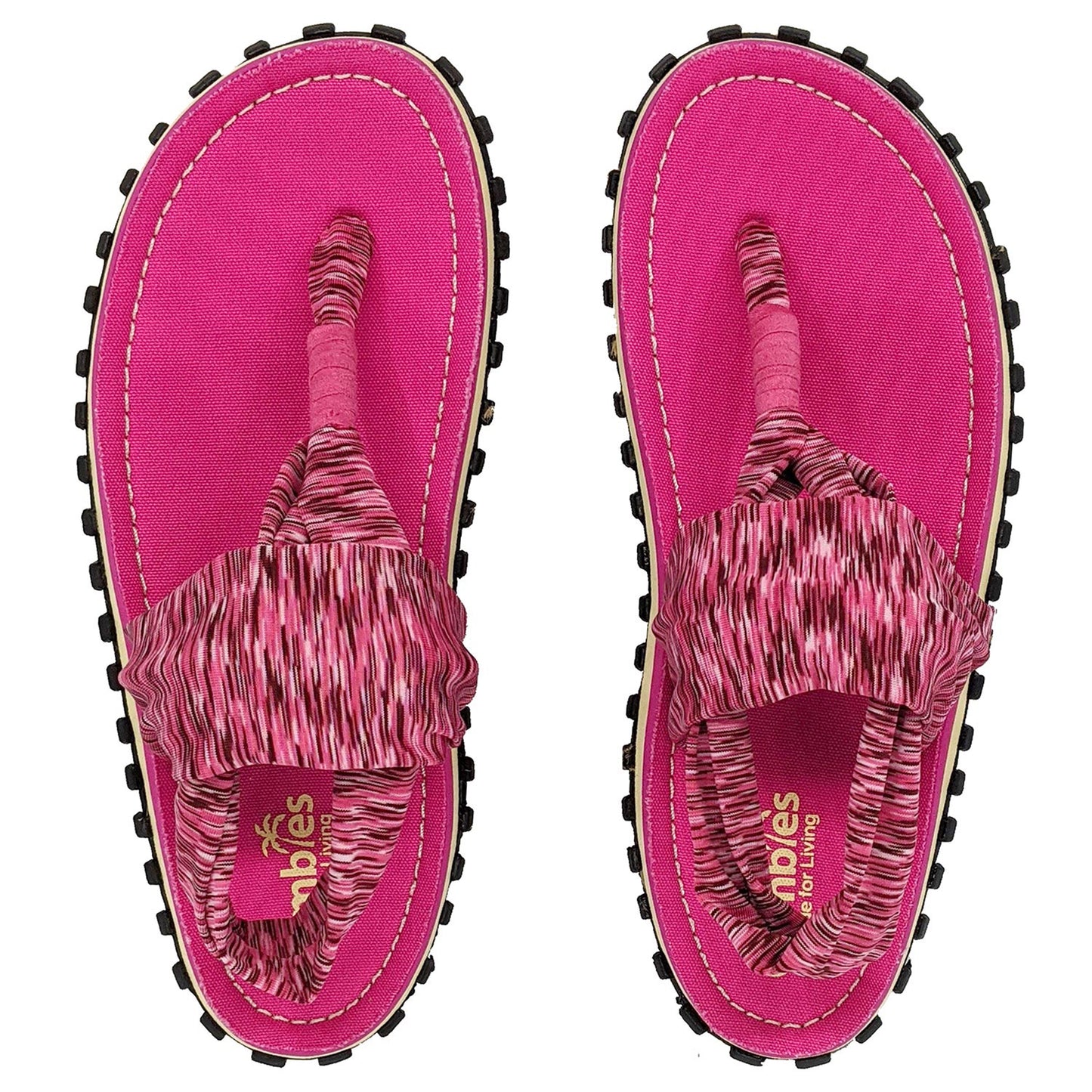 Slingback Kanvas Klip-Klap - Pink