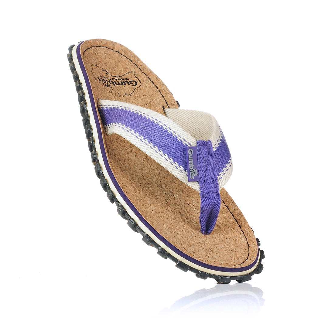 Corker Natural Cork Klip-Klap - Purple