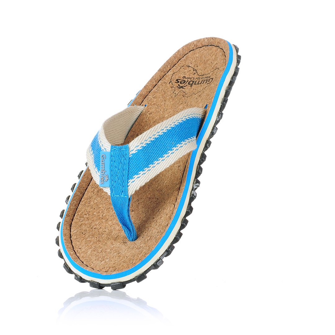 Corker Natural Cork Klip-Klap - Light Blue