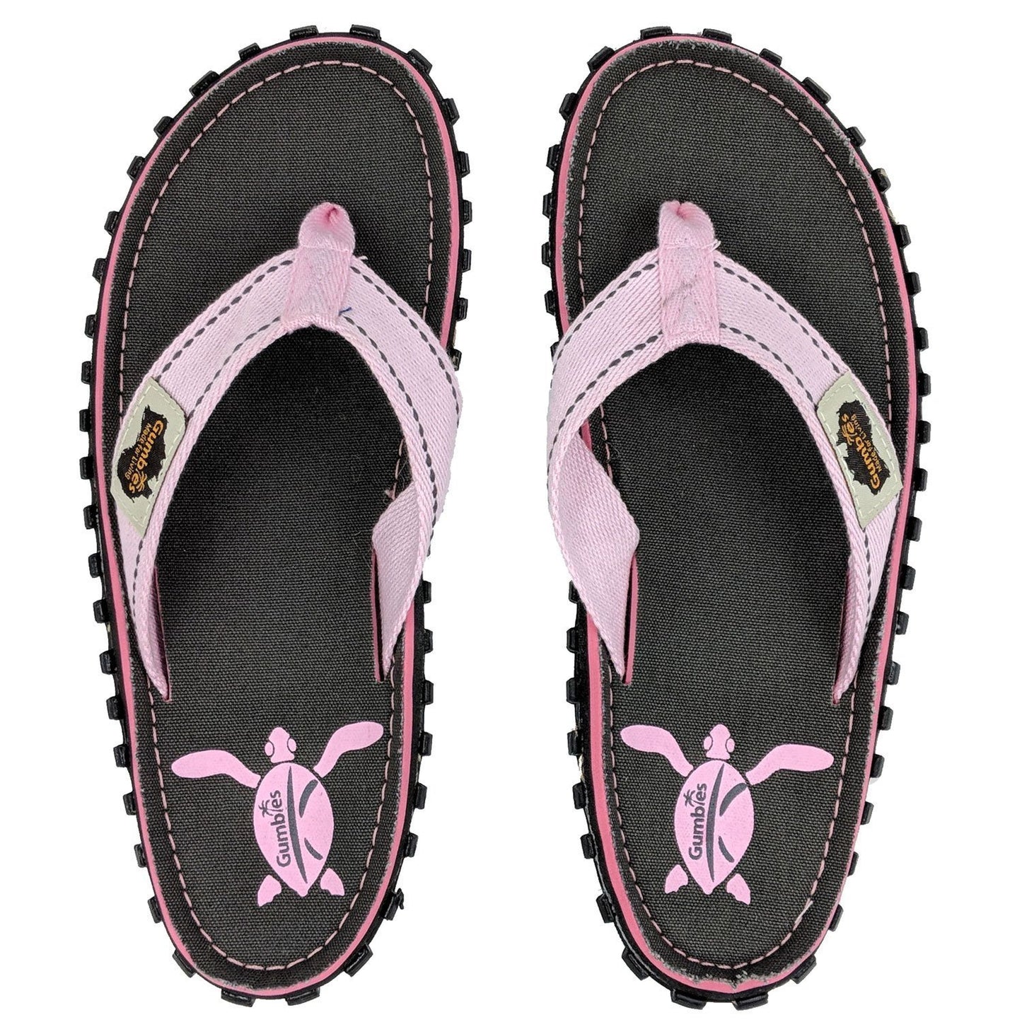 Islander Kanvas Klip-Klap - Grey Turtle