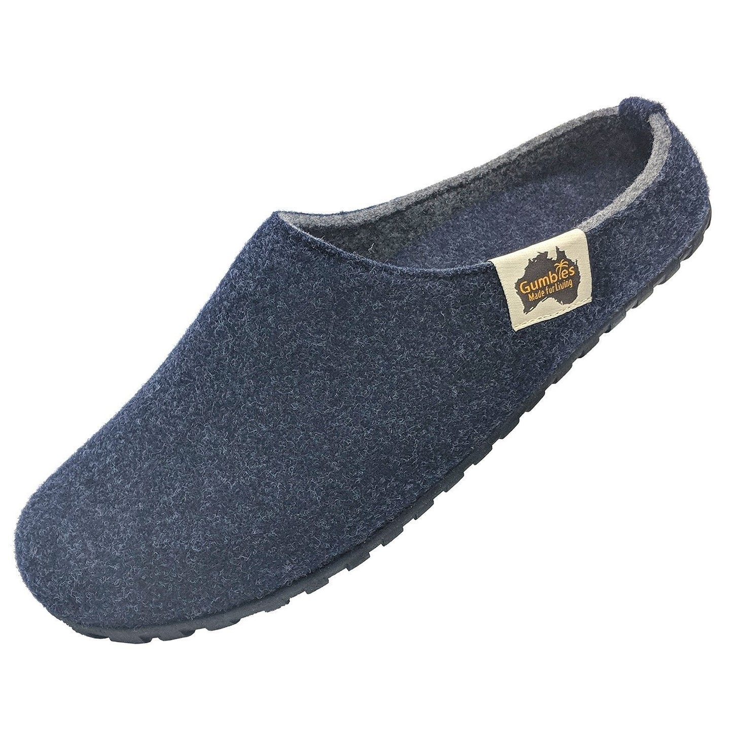 Outback Slipper - Navy & Grey