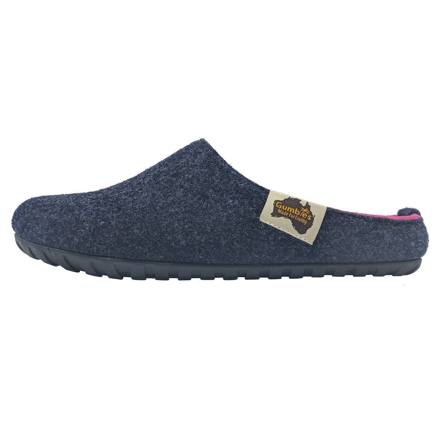 Outback Slipper - Navy & Pink