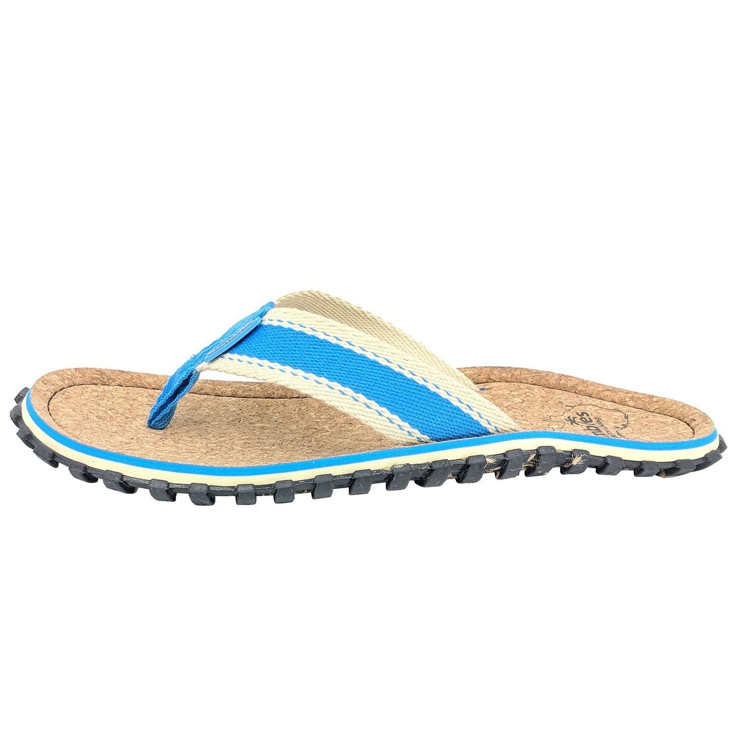 Corker Natural Cork Klip-Klap - Light Blue