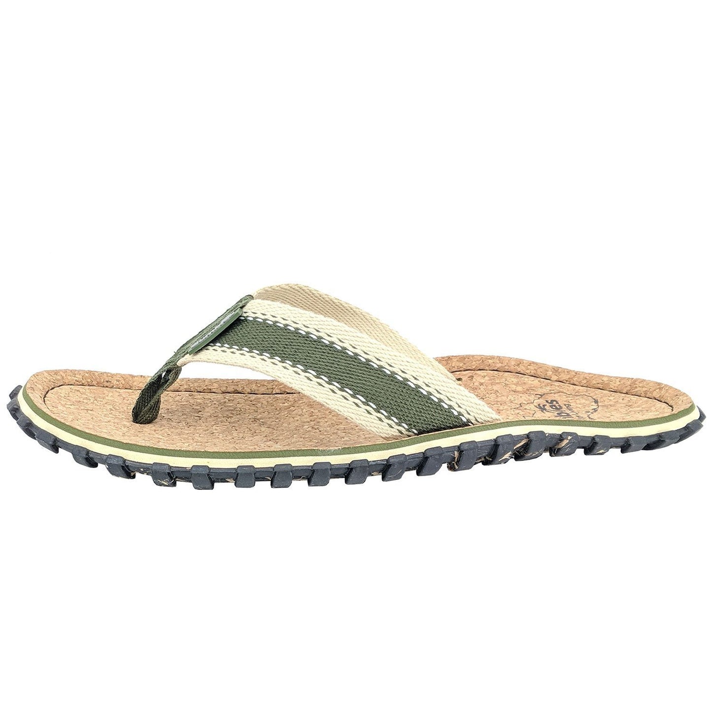 Corker Natural Cork Klip-Klap - Khaki