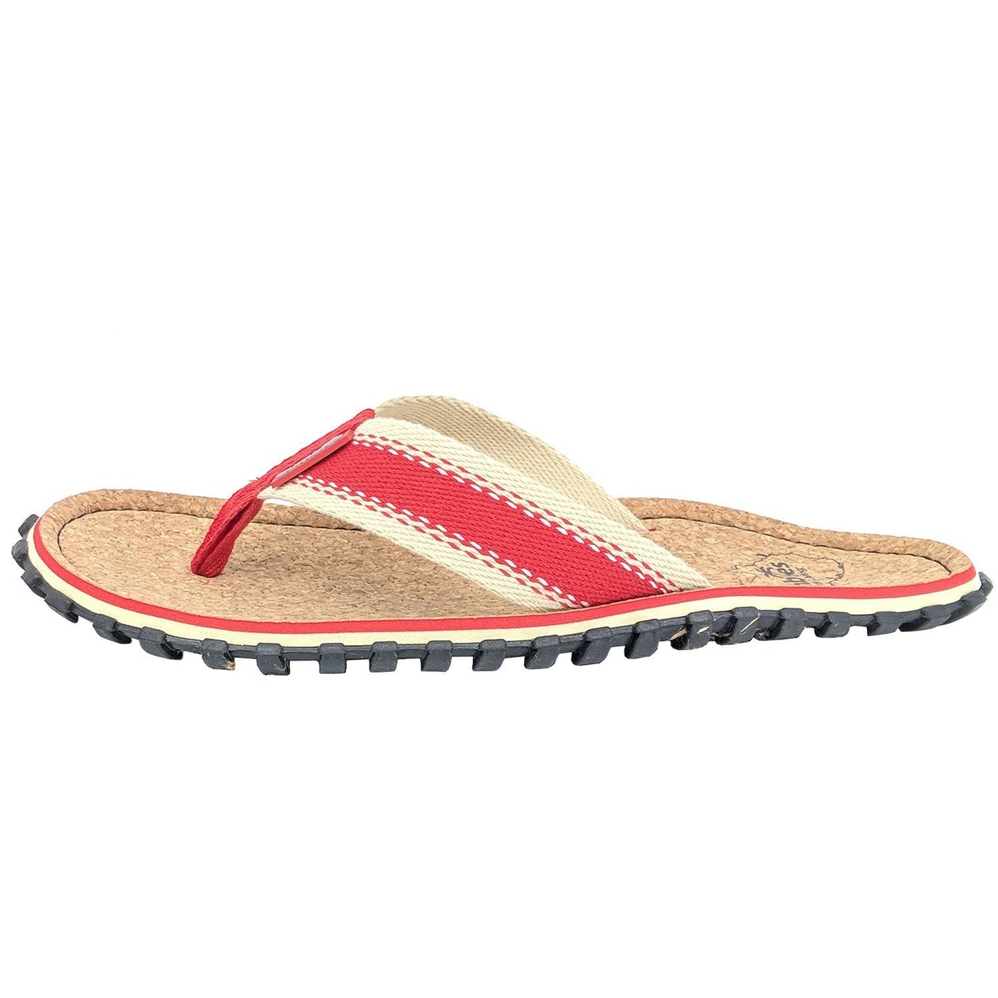 Corker Natural Cork Klip-Klap - Red