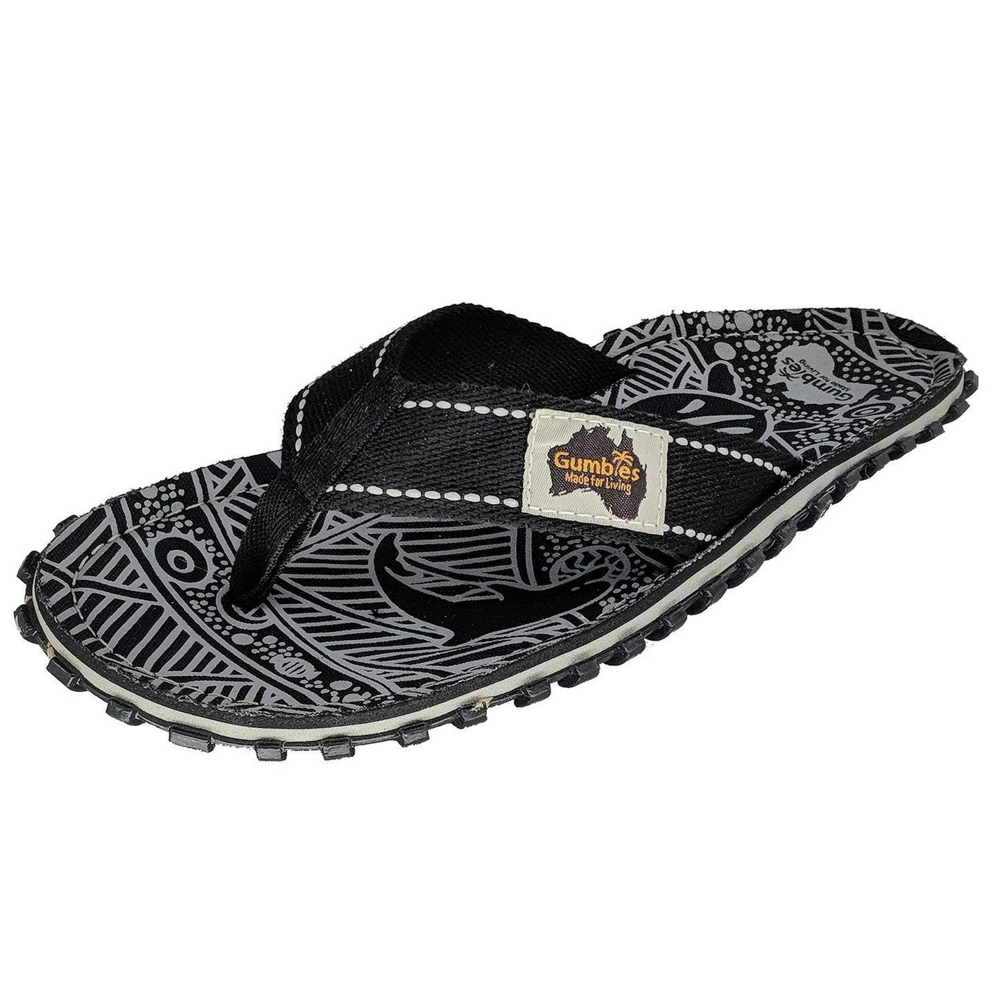 Islander Kanvas Klip-Klap - Black Signature