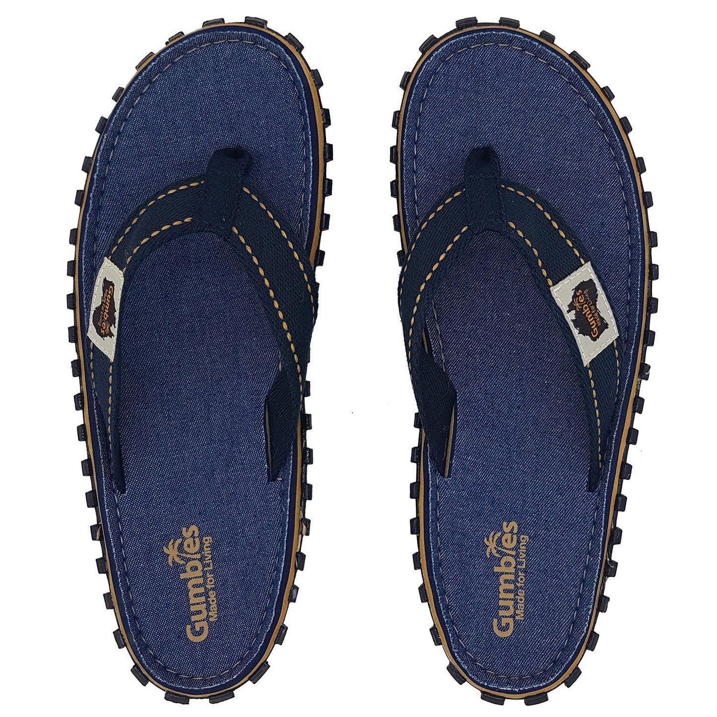 Islander Kanvas Klip-Klap - Dark Denim