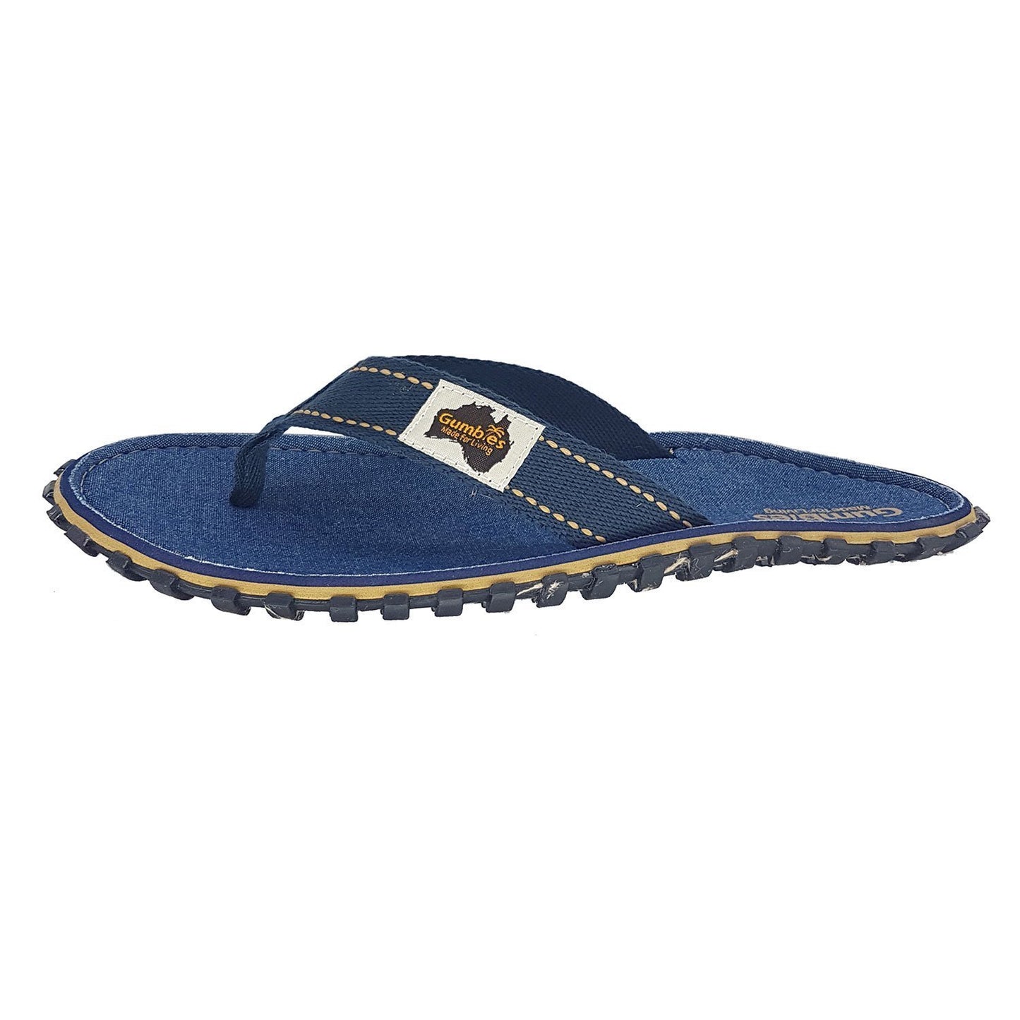 Islander Kanvas Klip-Klap - Dark Denim