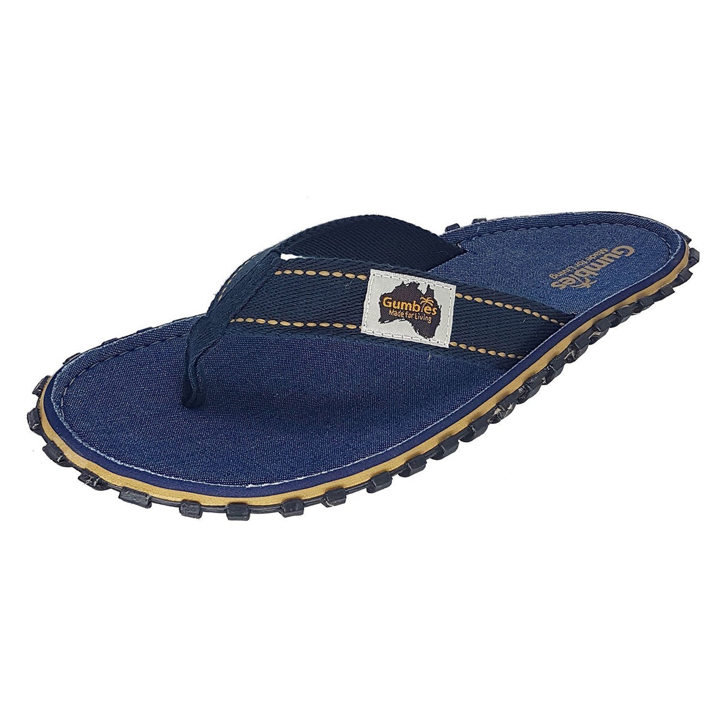 Islander Kanvas Klip-Klap - Dark Denim