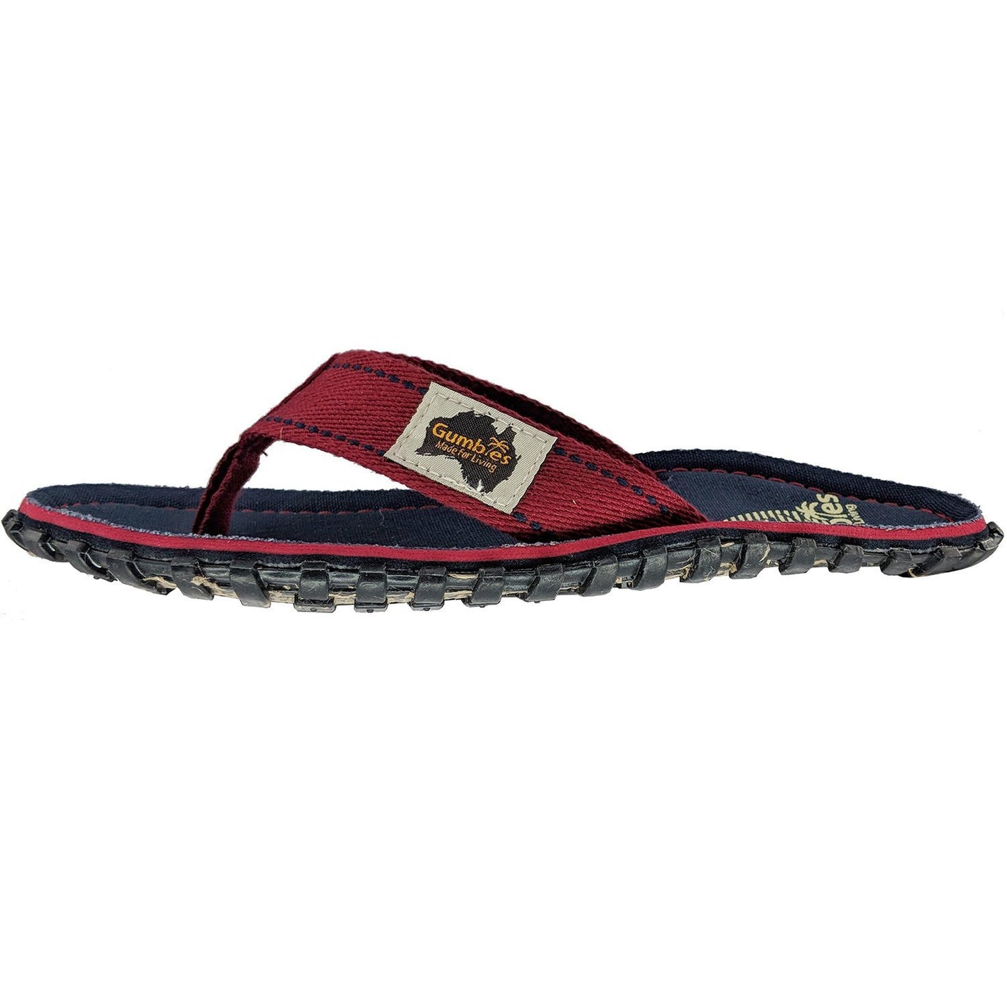 Islander Kanvas Klip-Klap - Navy Coast