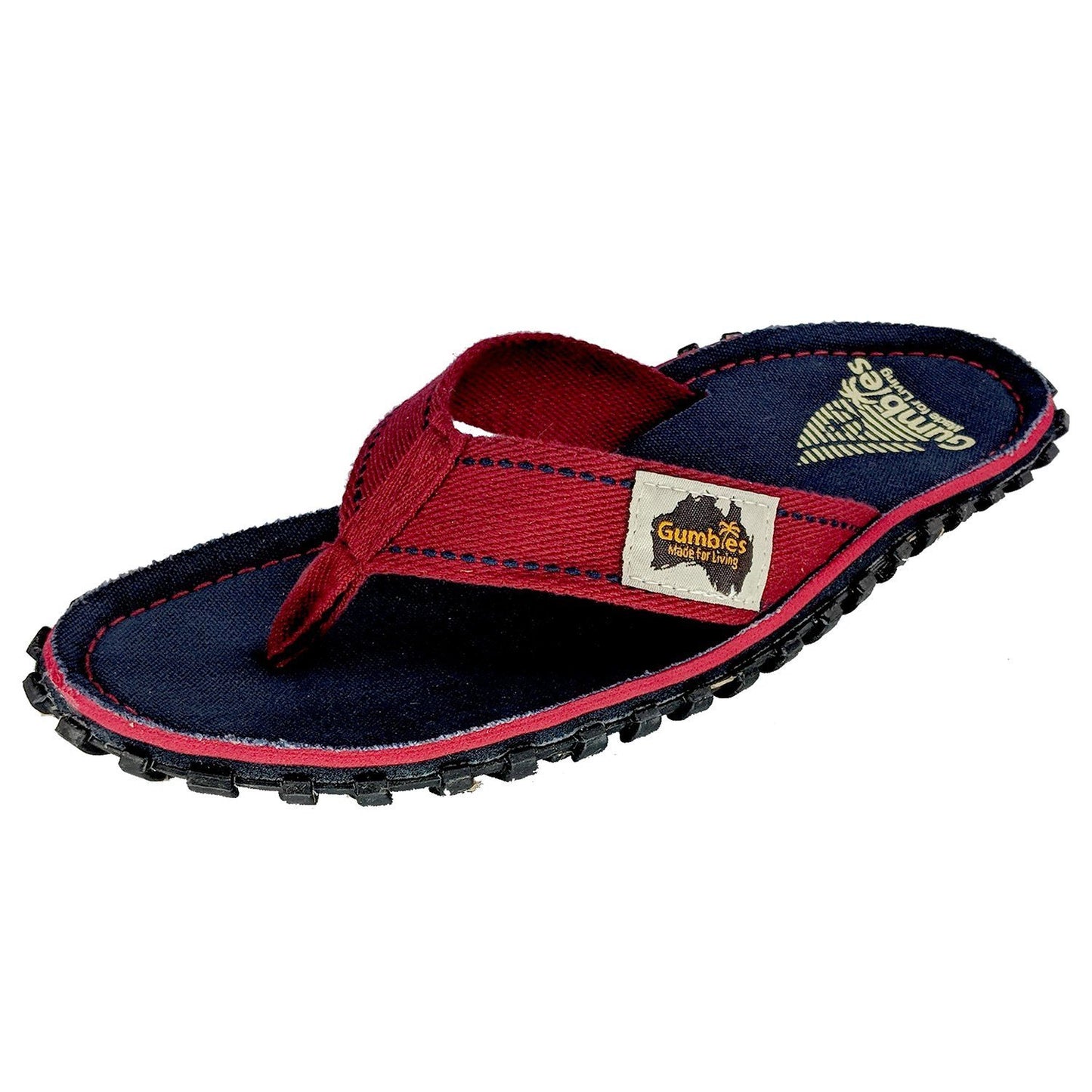 Islander Kanvas Klip-Klap - Navy Coast