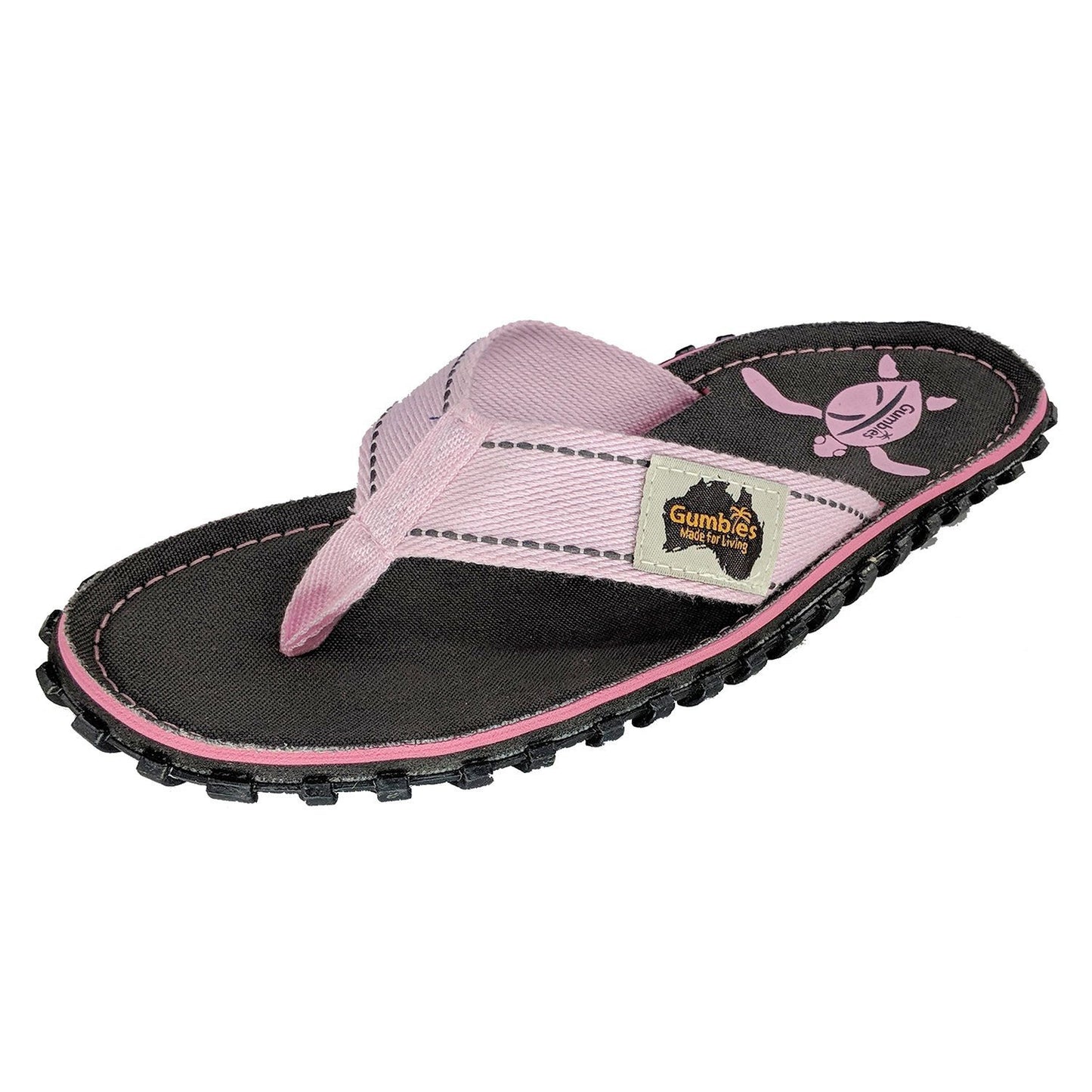 Islander Kanvas Klip-Klap - Grey Turtle