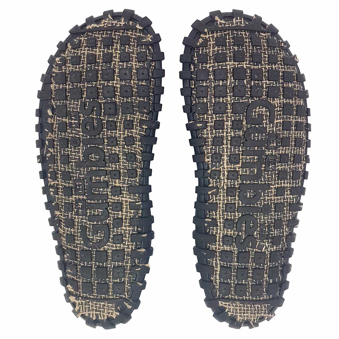 Slingback Kanvas Klip-Klap - Black