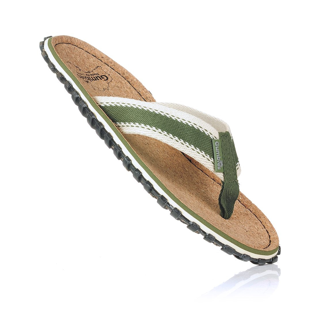 Corker Natural Cork Klip-Klap - Khaki