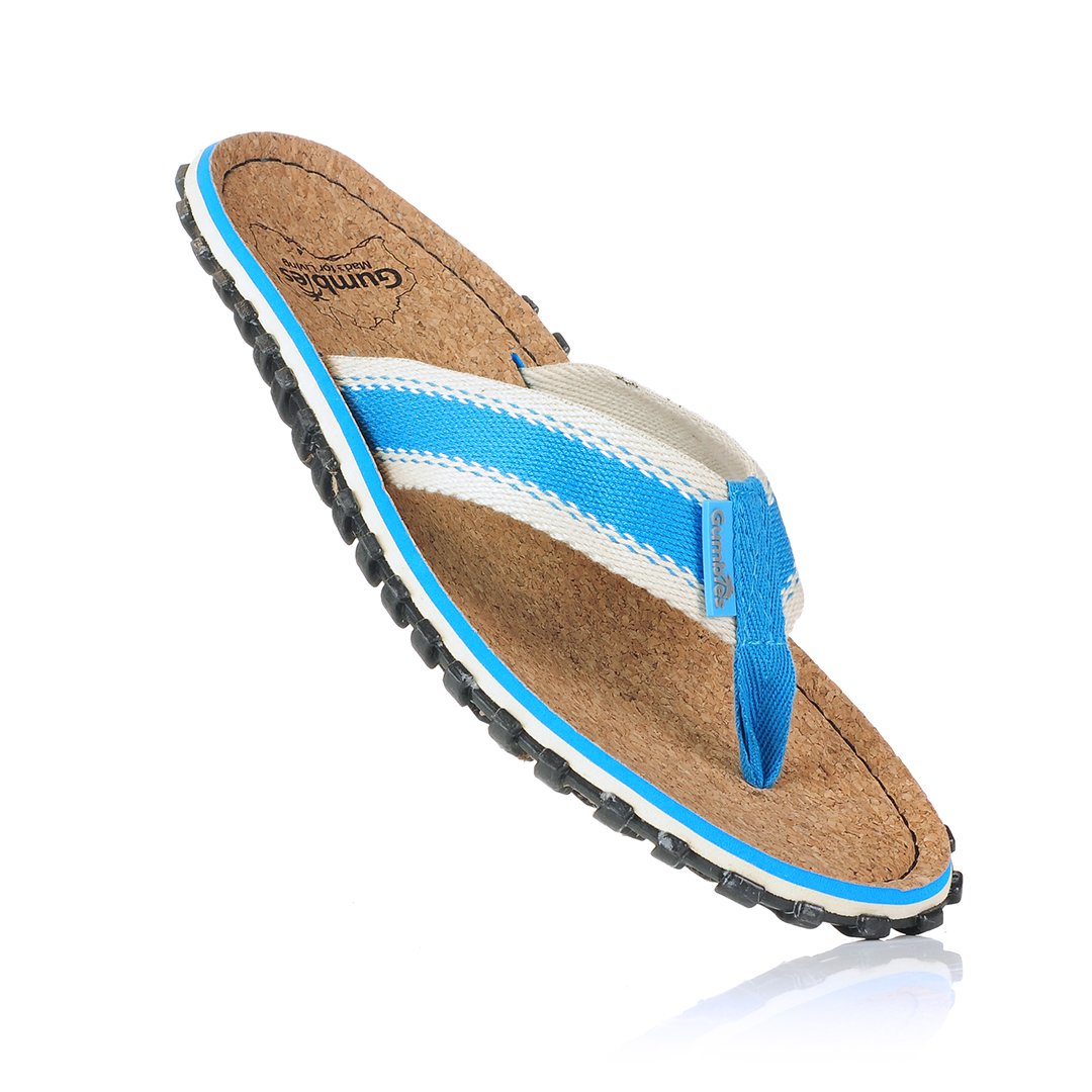 Corker Natural Cork Klip-Klap - Light Blue