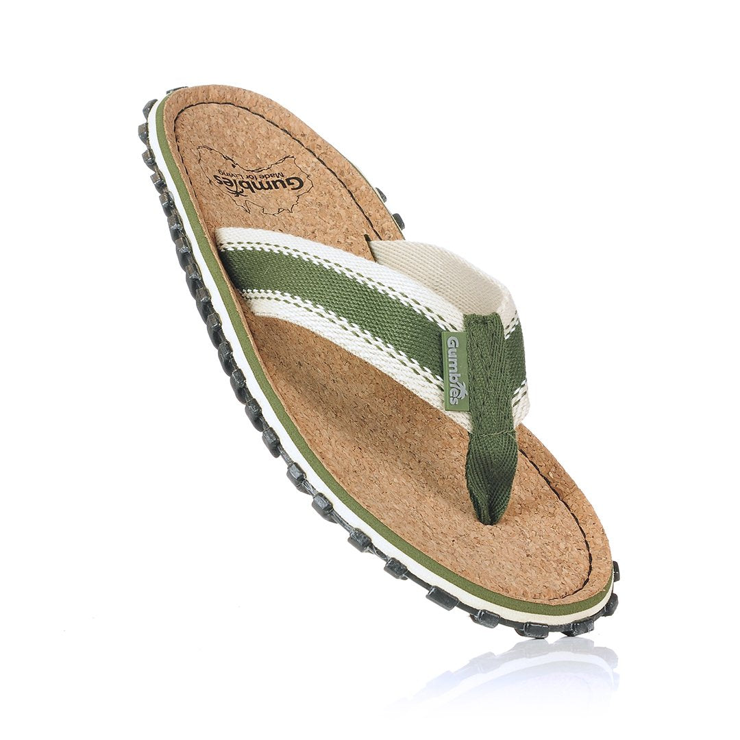 Corker Natural Cork Klip-Klap - Khaki