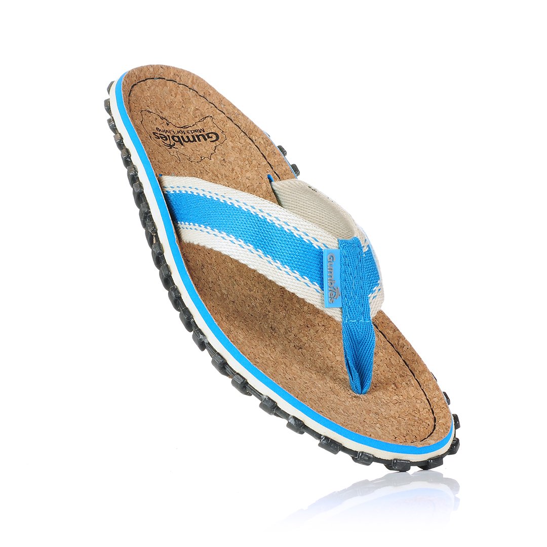 Corker Natural Cork Klip-Klap - Light Blue