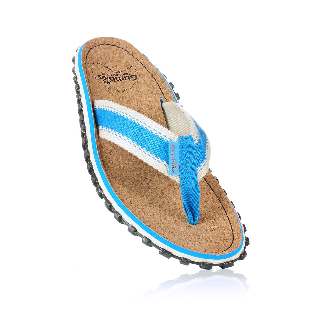Corker Natural Cork Klip-Klap - Light Blue