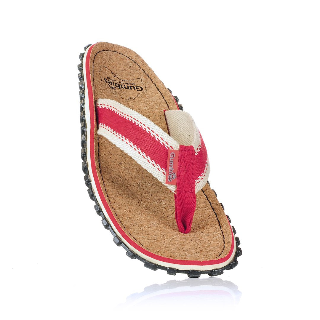 Corker Natural Cork Klip-Klap - Red