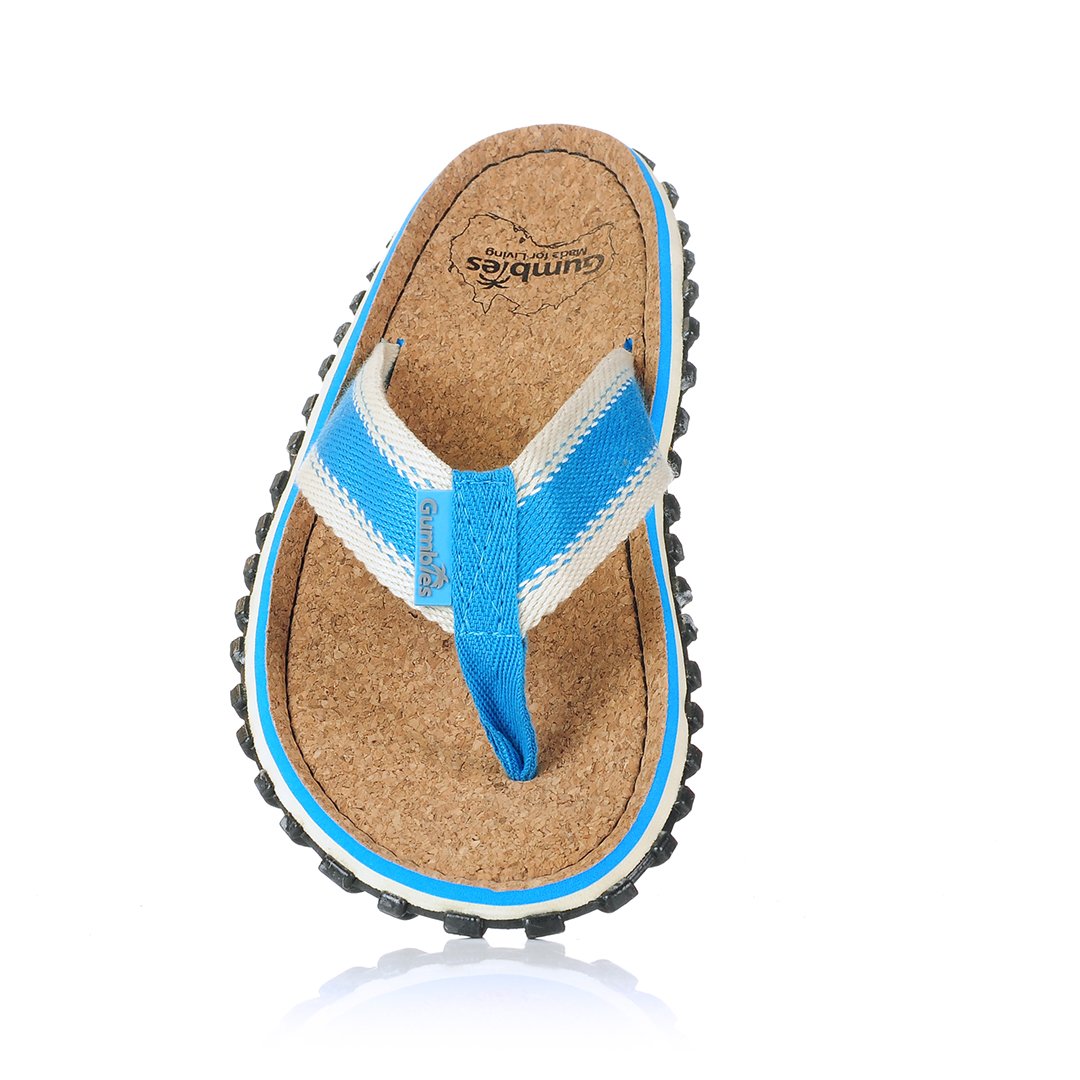 Corker Natural Cork Klip-Klap - Light Blue