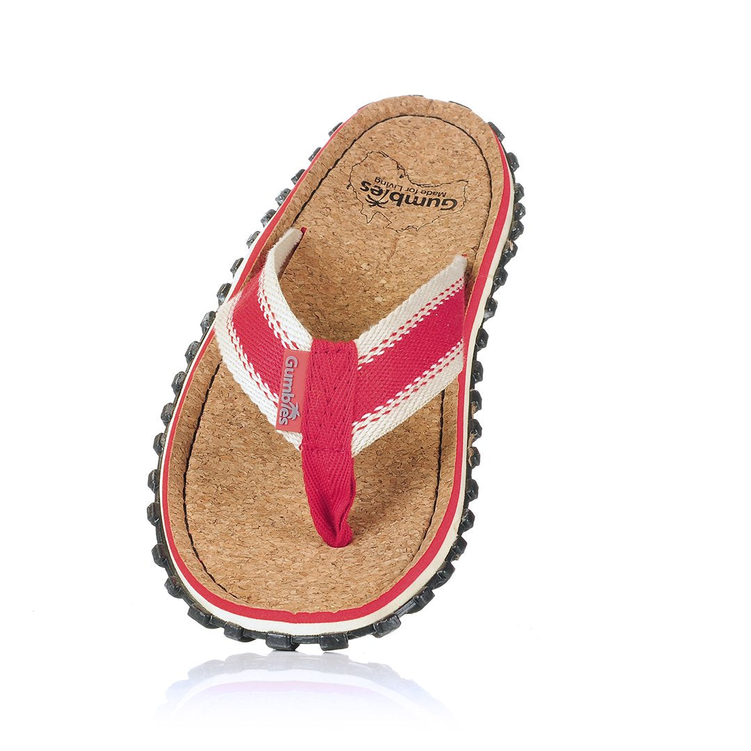 Corker Natural Cork Klip-Klap - Red