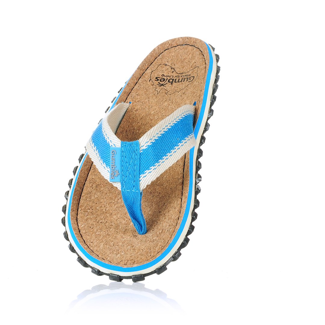 Corker Natural Cork Klip-Klap - Light Blue