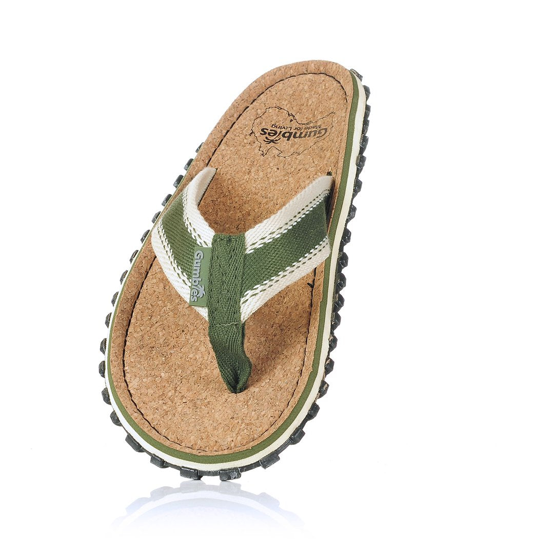 Corker Natural Cork Klip-Klap - Khaki