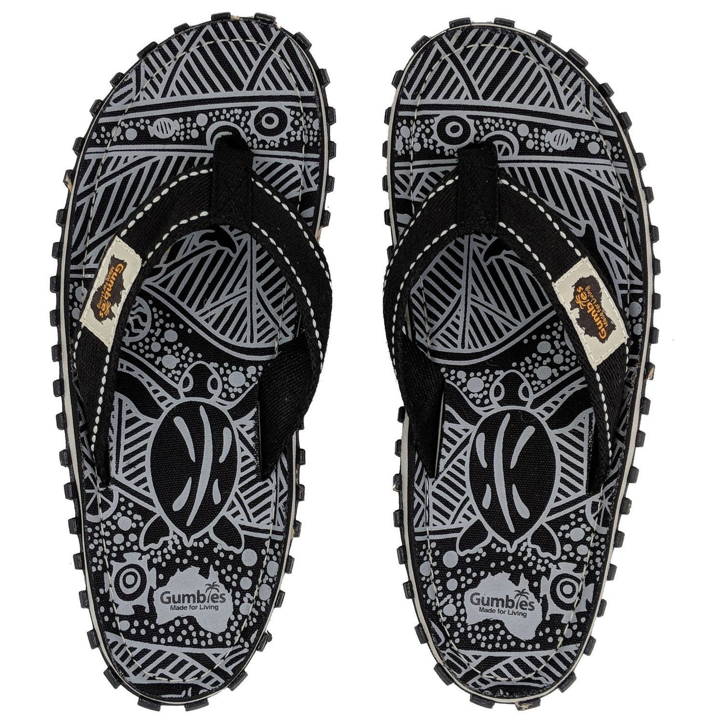 Islander Kanvas Klip-Klap - Black Signature