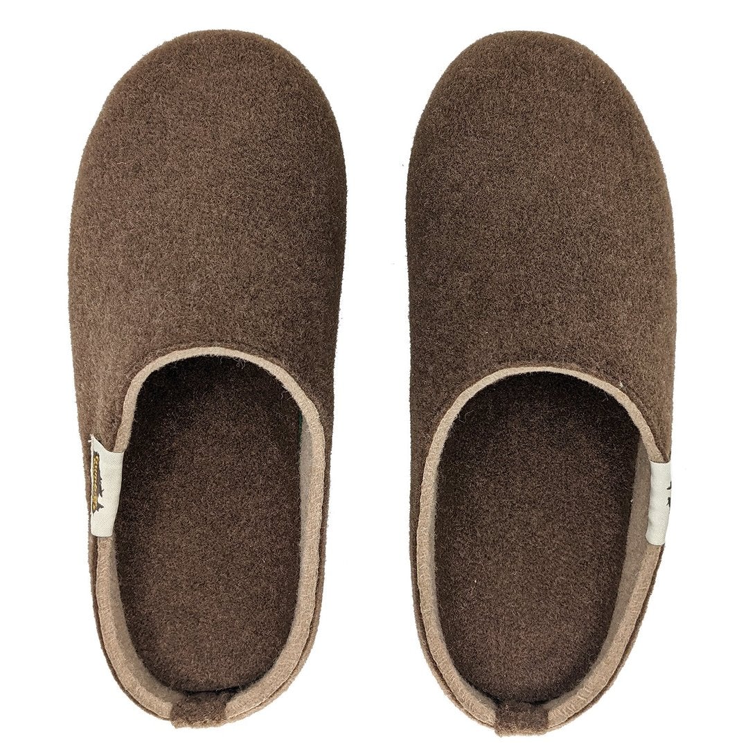 Outback Slipper - Chocolate & Cream