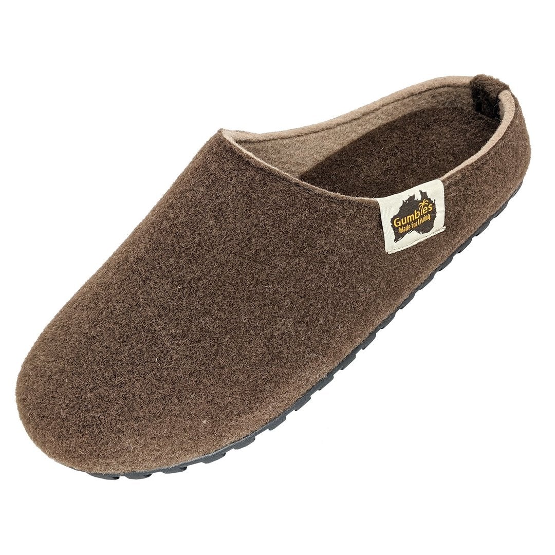 Outback Slipper - Chocolate & Cream