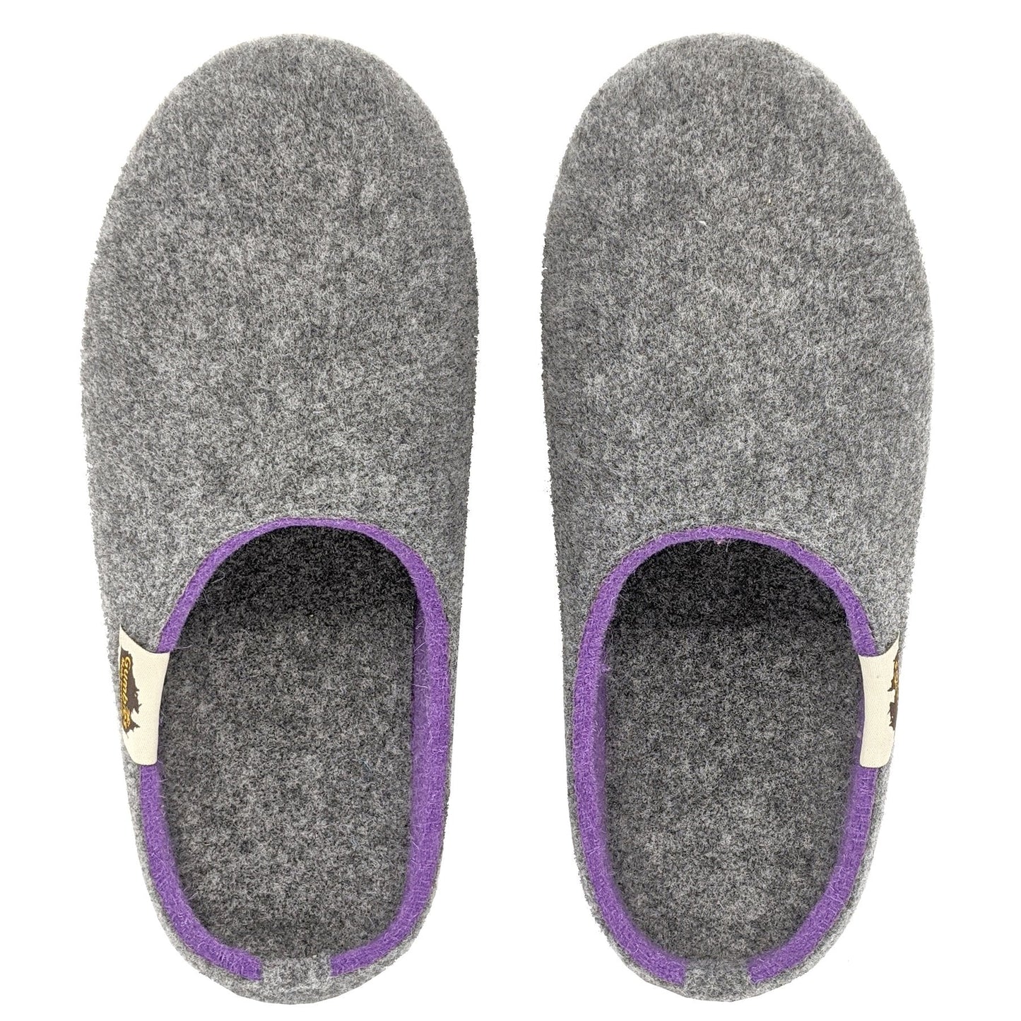 Outback Slipper - Grey & Purple